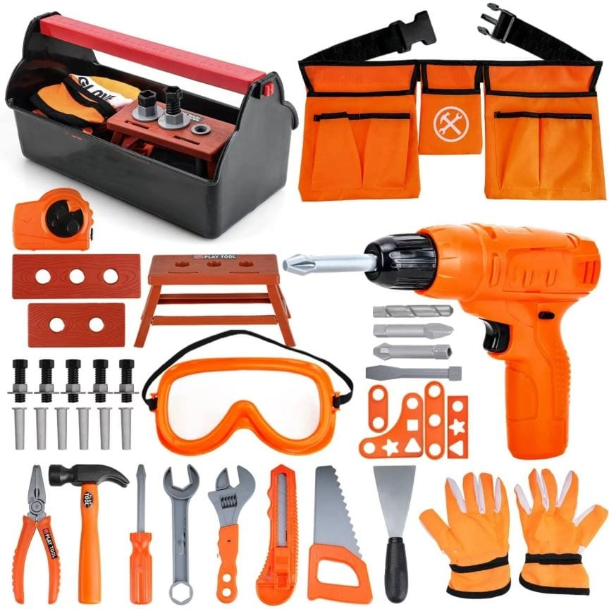 Kids tool belt set cheap